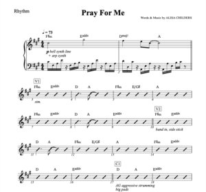 Pray For Me Rhythm Charts